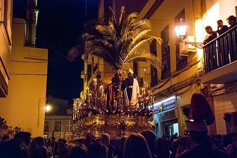 A Holy Week procession in Seville