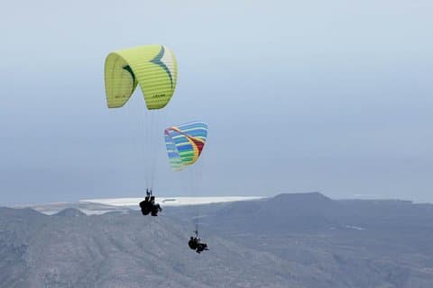 When couples and groups come, we try to fly together!