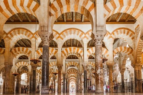 Interior de Mezquita-Catedral