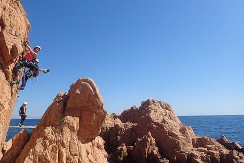 Via ferrata de Sant feliu de guíxols - Via ferrata cala del molí