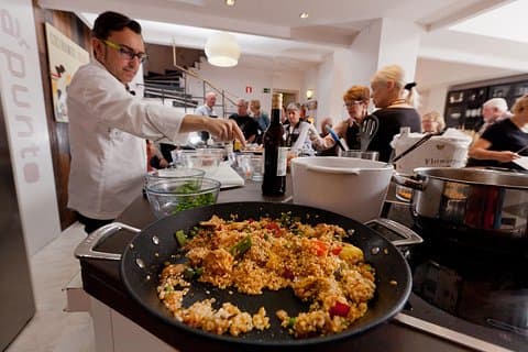 Preparing our tapas