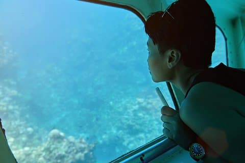 glass bottom