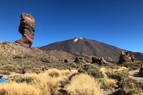 Impressive Teide Volcano from Roques de García