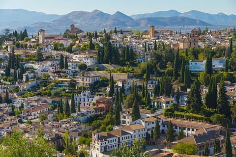 Alhambra Granada and Cordoba Mosque - Reduced group hotel pick up from Madrid