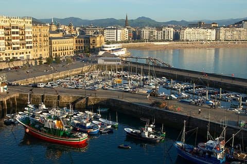 San Sebastian and the Basque Coast from Pamplona