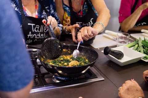 Seville: Evening Spanish Cooking Class — Paella, Tapas & Sangría