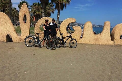 Bike in la Malagueta Beach