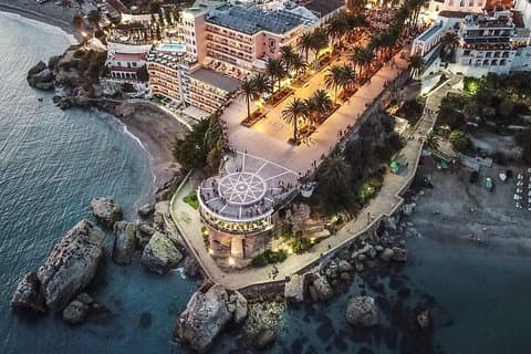 Caves of Nerja with Tropical Coast Private Tour from Granada