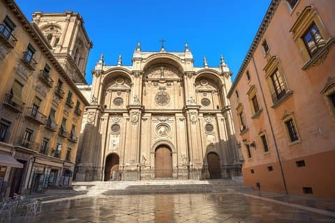 Granada : Cathedral and Royal Chapel with Albaicín and Sacromonte