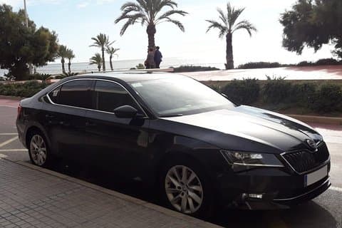 Transfer from Alicante city to Alicante airport with private Sedan max. 3 passengers