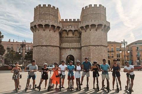 All-in-One Valencia Private E-Scooter Tour