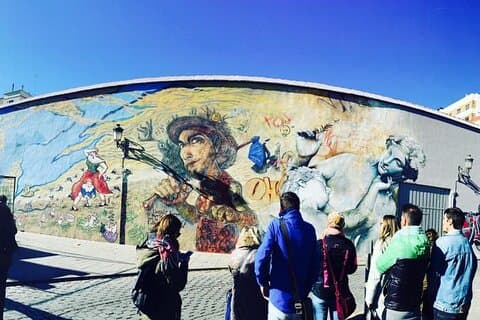 Private street art tour in Valencia