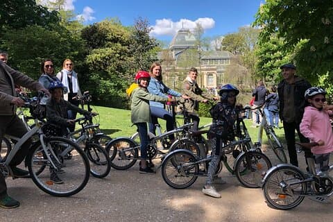 Madrid Retiro Park Electric Bike Tour (Small group, Semi Private)
