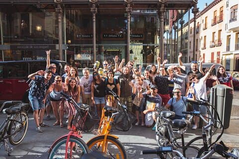 Essential Madrid Bike Tour (Small group, Semi private)