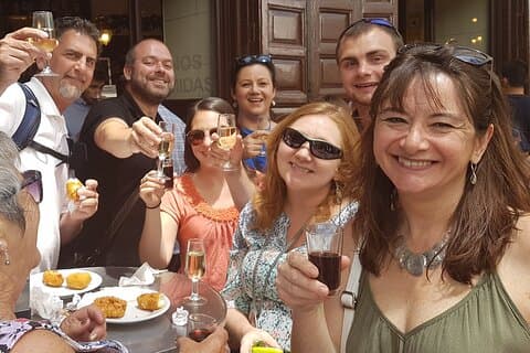 Fascinating Madrid Tapas tour with Spanish Wine and local History