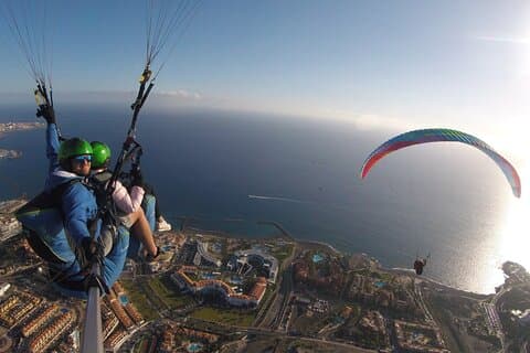 Flying over Costa Adeje