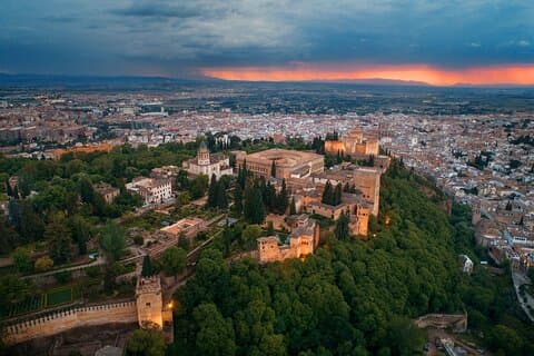 Alhambra from the sky