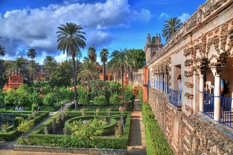 Alcazar gardens