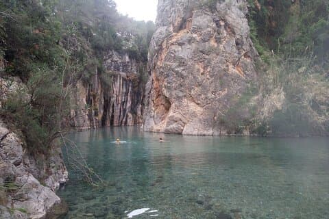 Montenejos Thermal Springs and Slata de la Novia Waterfall