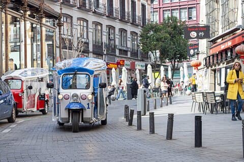 Private Madrid Historic Sights Tour by Electric Tuk-Tuk