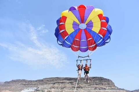 Parasail in Taurito Mogán or Playa del Inglés