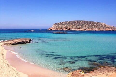 The beach of Cala Conta