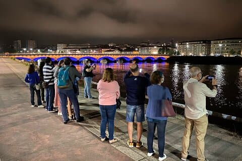 Walking Tour of the Illuminated Bridges of Pontevedra