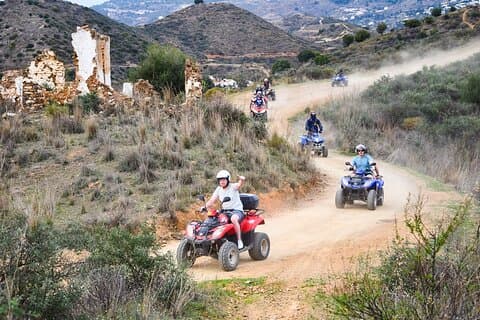 Off-Road Guided Quad Tour in Costa del Sol from Mijas
