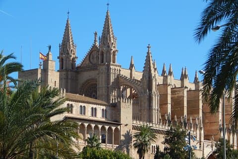 Palma Old Town & The Cathedral of Mallorca with Mallorcan pastry
