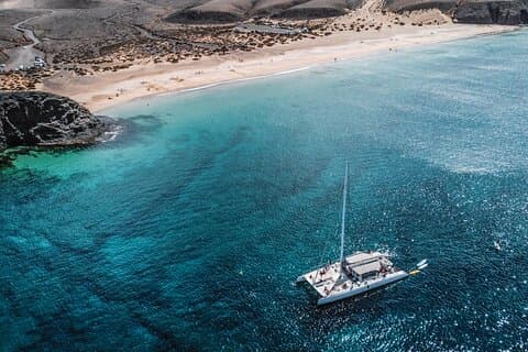 Catamaran Sailing in Lanzarote