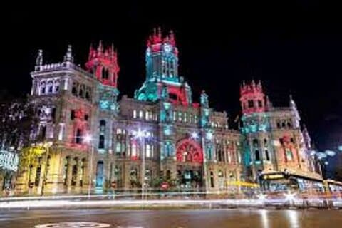Madrid car with driver