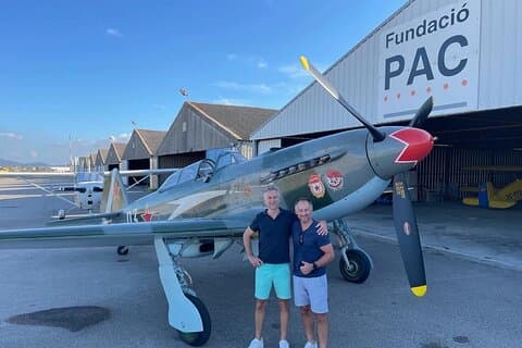 Private Ultimate Warbird Flight near Barcelona