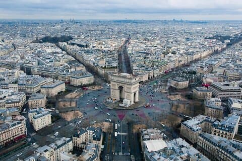 Arc de Triomphe and Seine River Cruise