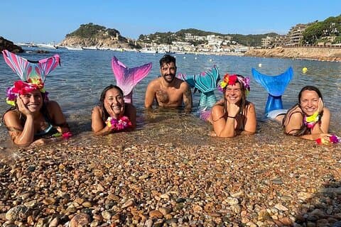 PADI Mermaid Experience in the Beach of Platja de Llevant.
