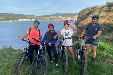 Electric MTB bike tour through the Bay of Plencia