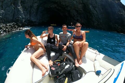 Boat Excursion to visit underwater lava tongues
