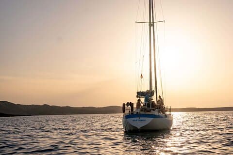 Sailboat Sunset Tour from Fornells, Menorca