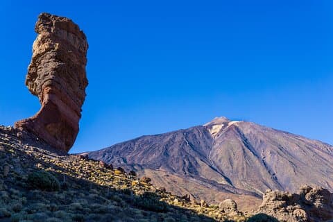 The famous Roques de García and Teide.