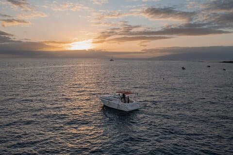 2 Hour VIP Private Luxury Sunset Boat Charter in Tenerife