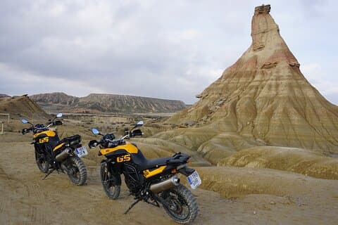 Motorcycle Adventure through Bardenas Reales