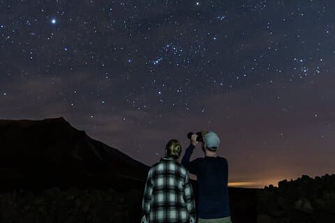 Observing the night sky