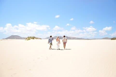 Walk among the “Corralejo Dunes”