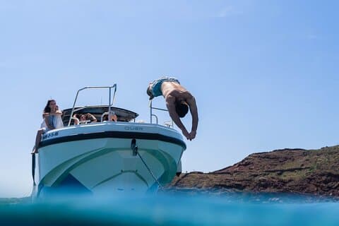 Tour of the North Coast of Menorca by Boat
