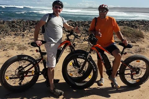 Fat Electric Bike Advanced Tour 5 Hours In Fuerteventura From Lanzarote