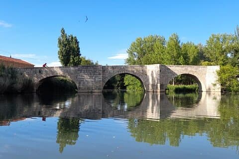 Canoe and kayak descent in Husillos, Palencia