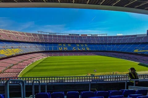 Immersive Camp Nou Stadium Tour: History and Emotion + Ebook