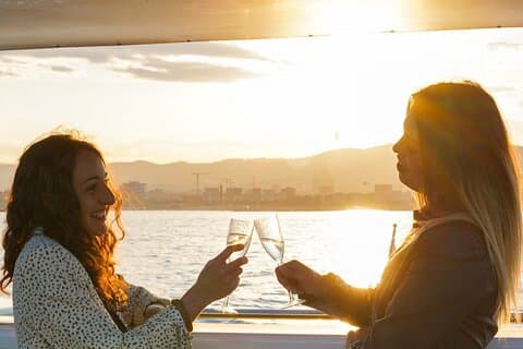 Sunset Catamaran Cruise with DJ in Barcelona