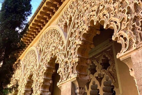 Arches of the South Portico in the Patio of Orange Trees