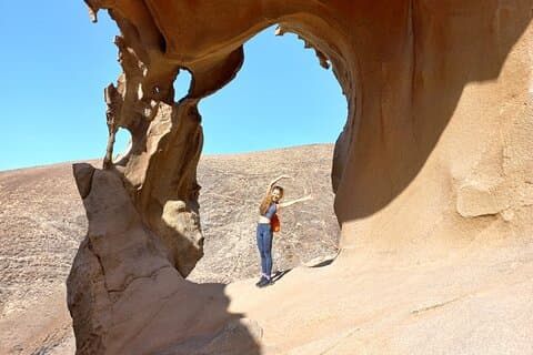 Excursion to Ajuy Caves with a secret Las Penitas canyon Hike