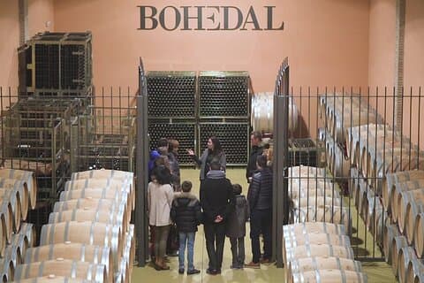 Family winery visit with food